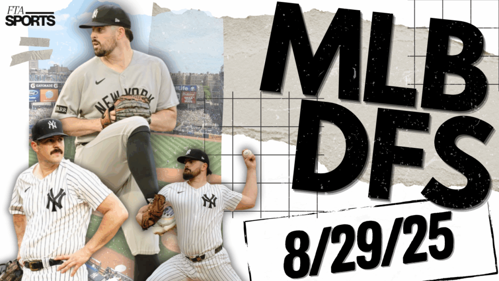 MLB DFS Picks 8/29/25