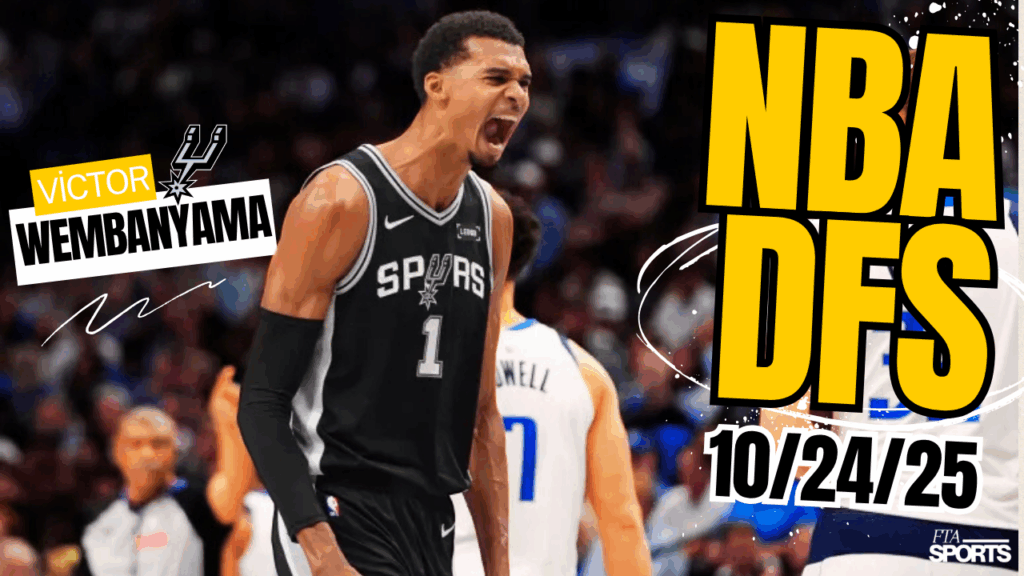 NBA DFS Picks 10-24-25