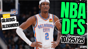 NBA DFS Picks 10-25-25