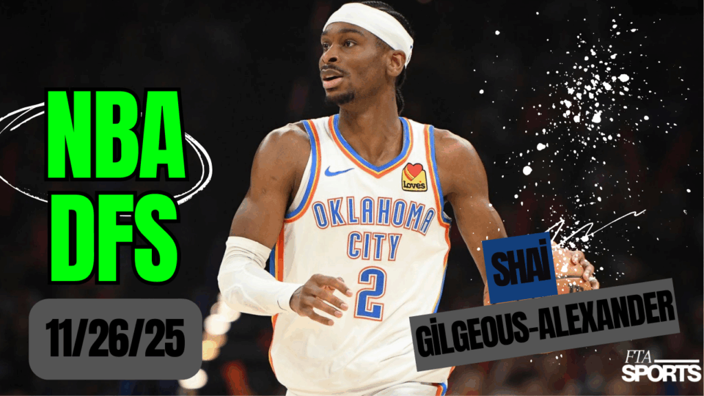 NBA DFS Picks 11-26-25