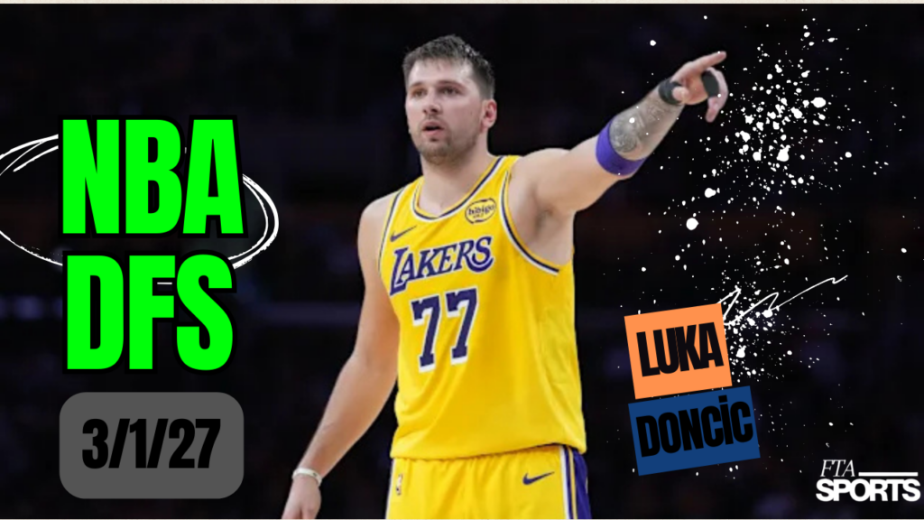 NBA DFS Picks 3-1-26
