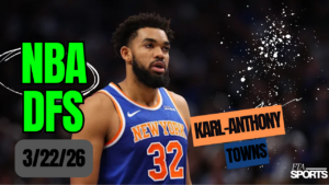 NBA DFS Picks 3-22-26