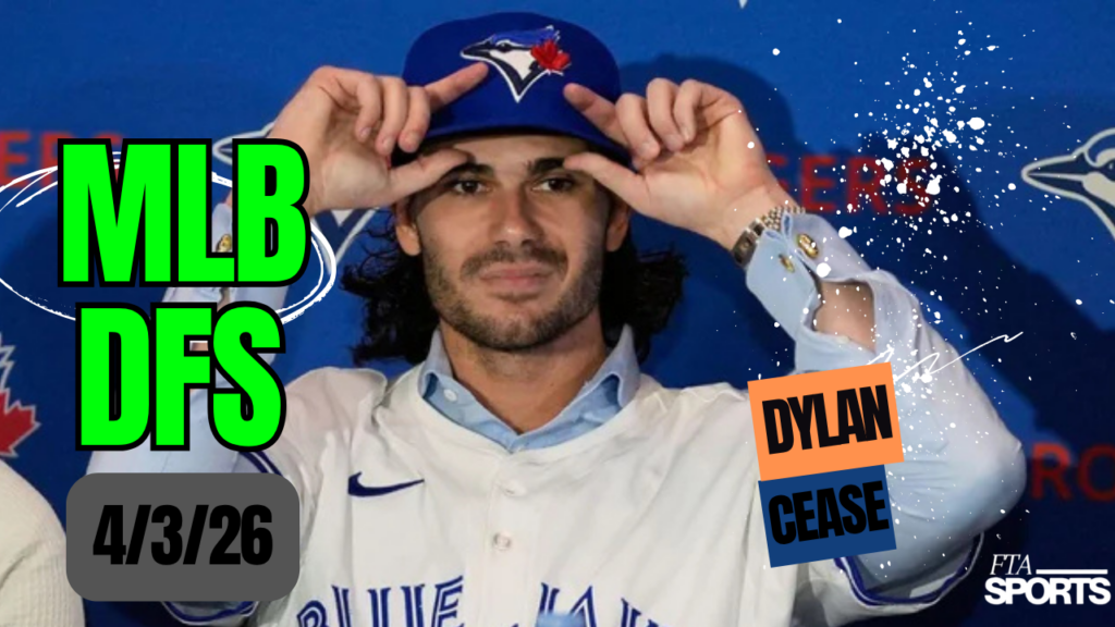 MLB DFS Picks 4/3/26