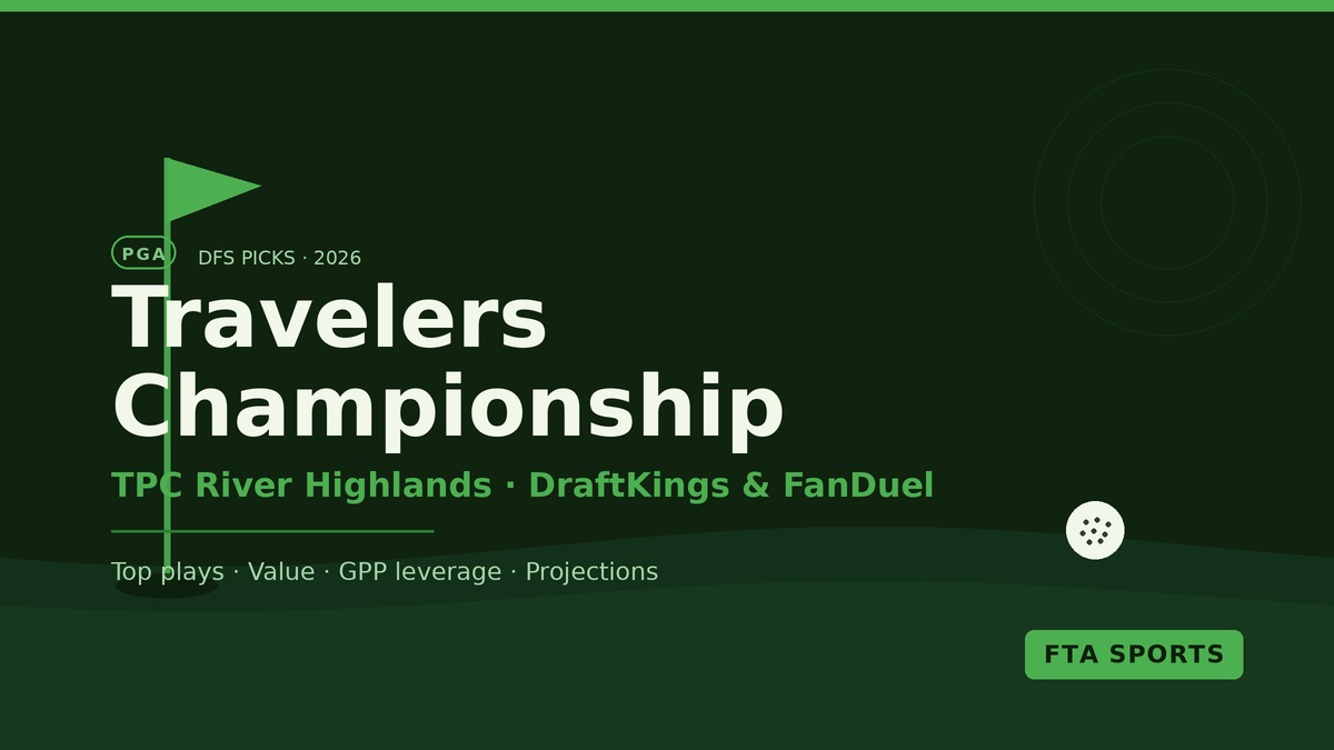 Travelers Championship DFS picks