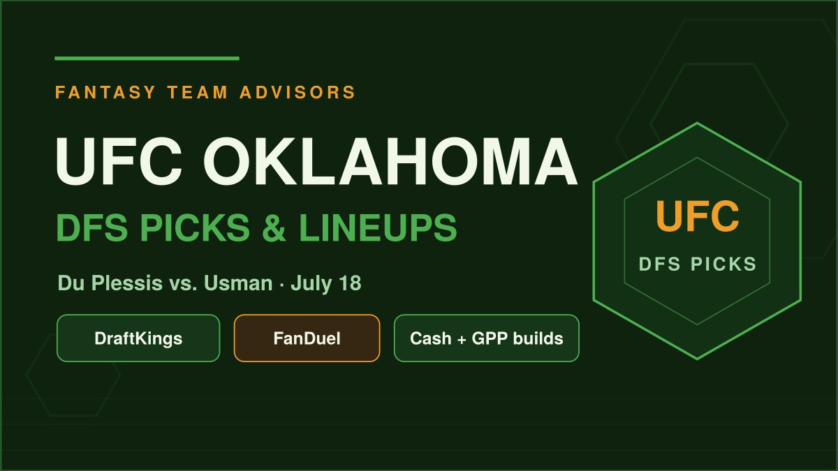 UFC Oklahoma DFS picks
